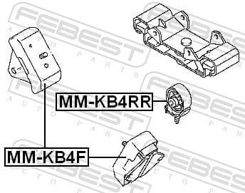 Mounting, engine MM-KB4F - image 2