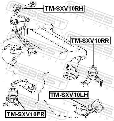 Mounting, engine TM-SXV10RH - image 2