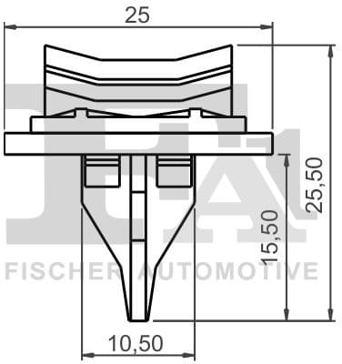 Clip, trim/protection strip 13-40018.25 - image 2