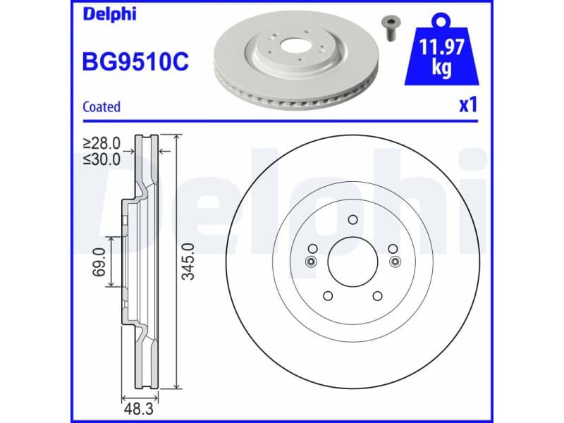 Brake Disc BG9510C