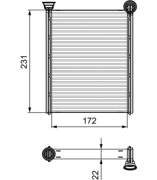 Heat Exchanger, interior heating 811534 - image 2