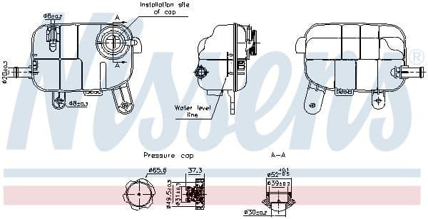 Expansion Tank, coolant ** FIRST FIT ** 996378
