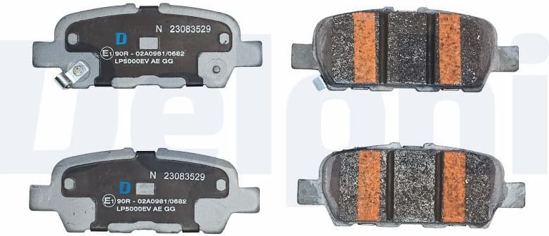 Brake Pad Set, disc brake LP5000EV - image 2