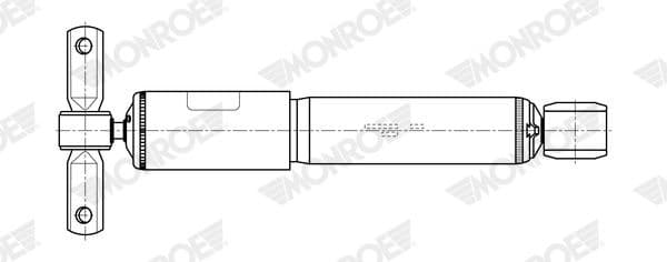 Shock Absorber MONROE ORIGINAL (Gas Technology) G2257 - image 2