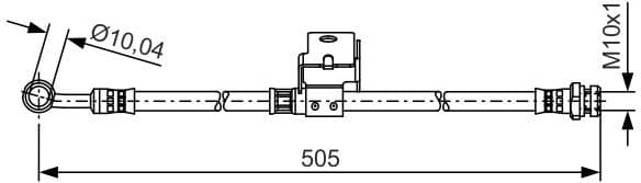 Brake Hose 1 987 481 506 - image 5