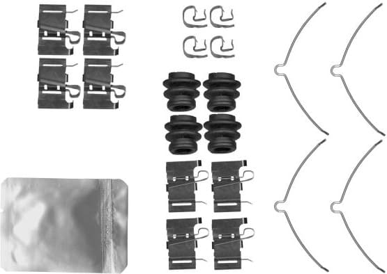 Accessory Kit, disc brake pad 82555600