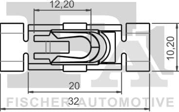 Clip, trim/protection strip 11-40063.10 - image 2