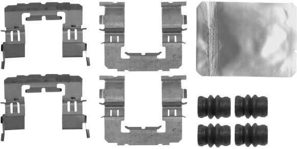 Accessory Kit, disc brake pad 82542200