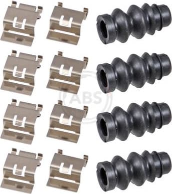 Accessory Kit, disc brake pad 0124Q