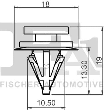 Clip, trim/protection strip 22-40008.10 - image 2