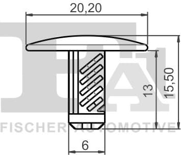 Clip, trim/protection strip 33-10014.5 - image 2