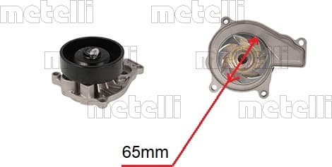 Water pump cooling system 24-1349