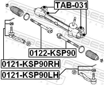 Tie Rod End 0121-KSP90LH - image 2
