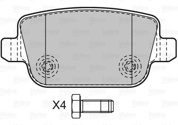 Brake Pad Set, disc brake 598935 - image 2