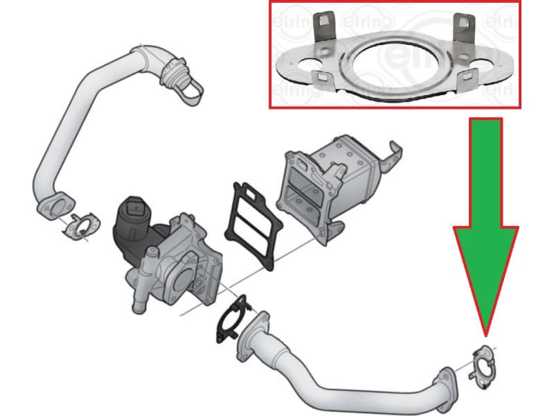 Gasket EGR valve 997.330