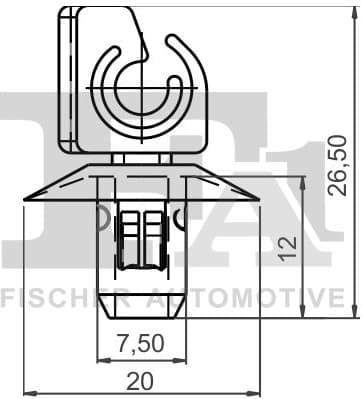 Clip, trim/protection strip 13-40031.10 - image 2
