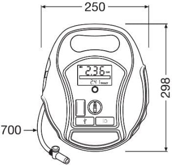 Compressed-air Tyre Pressure Gauge/Inflator OSRAM TYREinflate 6000 OTIR6000 - image 2