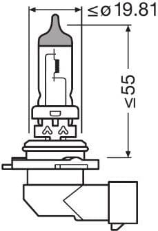 Osram Bulb HB4 51W 12V P22D - 9006 (OSRAM) - Autoera - image 3