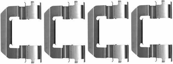 Accessory Kit, disc brake pad 82541100