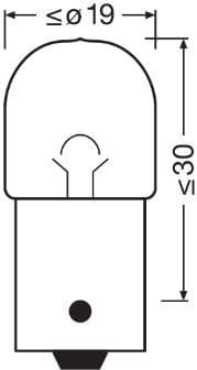 Osram Bulb R10W 12V BA15S UNV1 - 5008 (OSRAM) - Autoera - image 2