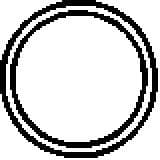 Gasket, exhaust pipe 027407H - image 2