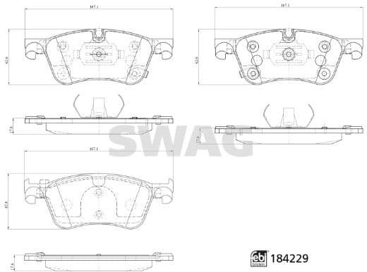 Brake Pad Set, disc brake 33 10 9319 - image 2