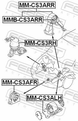 Mounting, engine MMB-CS3ARR - image 2
