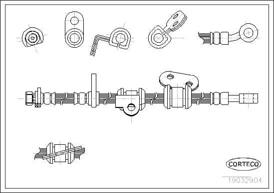 Brake Hose 19032904
