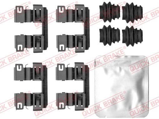 Accessory Kit, disc brake pad 109-0186