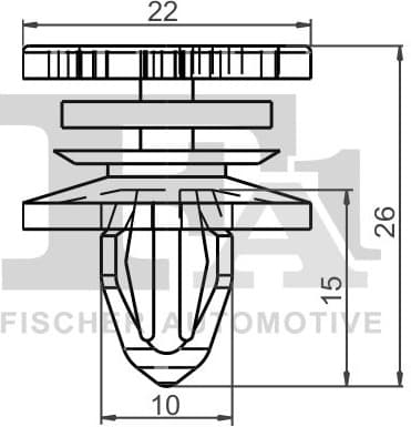Clip, trim/protection strip 11-40025.25 - image 2
