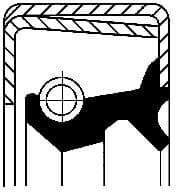 Shaft Seal, wheel hub 12011409B - image 6