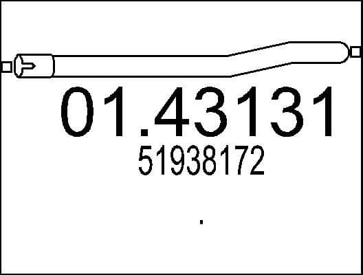 Exhaust Pipe 01.43131