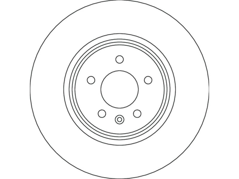 Brake Disc TRW SINGLE DF6917S