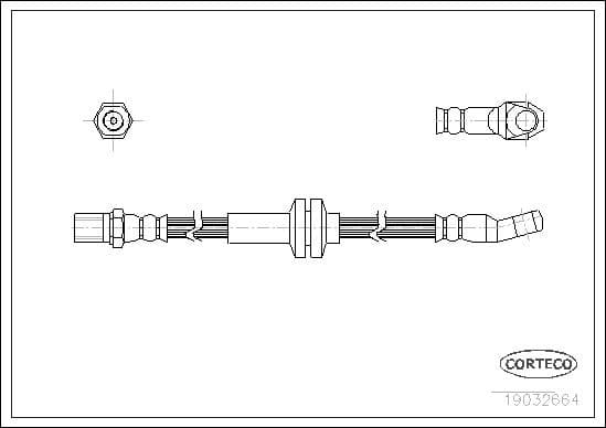 Brake Hose 19032664 - image 2