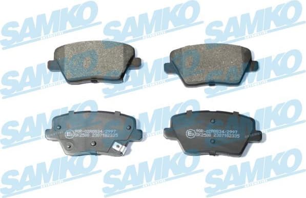 Brake Pad Set, disc brake 5SP2335