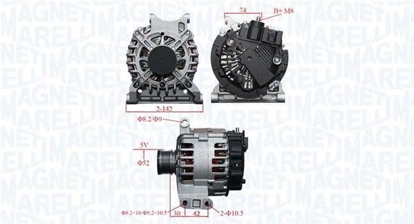Alternator 063739065010