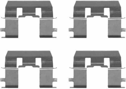 Accessory Kit, disc brake pad 82061300