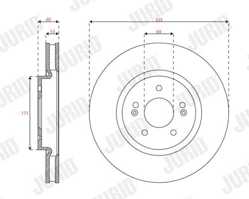 Brake Disc COAT+ 563747JC-1 - image 2