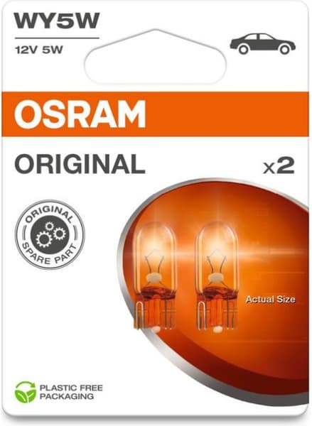 Osram Bulbs WY5W] W2,1x9,5d kmpl. 2vnt - 2827NA-2BL