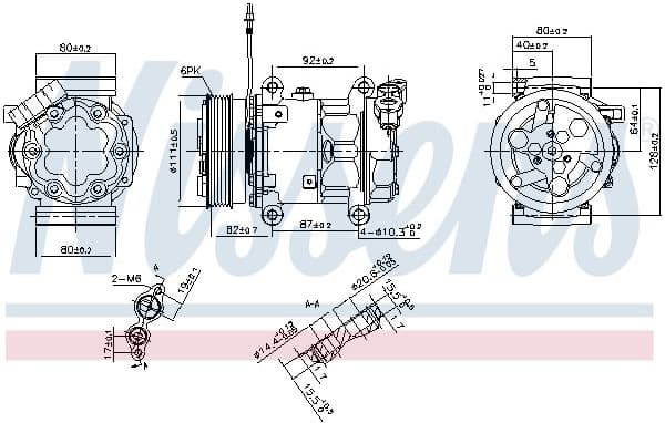 Compressor, air conditioning ** FIRST FIT ** 89589 - image 7