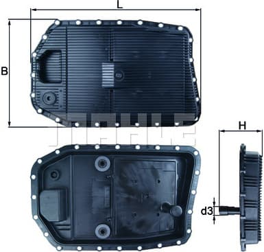 Filter automatic gearbox HX154