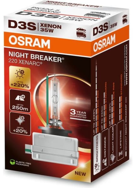 Bulb, headlight XENARC® NIGHT BREAKER® LASER 66340XN2