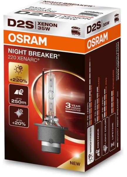 Bulb, headlight XENARC® NIGHT BREAKER® LASER 66240XN2