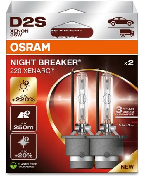 Bulb, headlight XENARC® NIGHT BREAKER® LASER 66240XN2-2HB