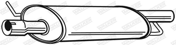 Front Muffler 23197 - image 2