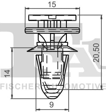 Clip, trim/protection strip 11-40030.10 - image 2