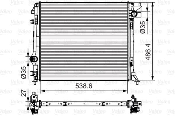 Radiator, engine cooling 701641 - image 2
