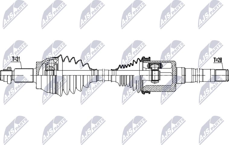 Drive Shaft NPW-LR-031