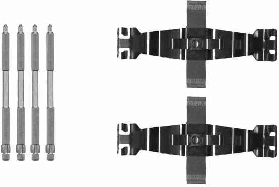 Accessory Kit, disc brake pad 82542700