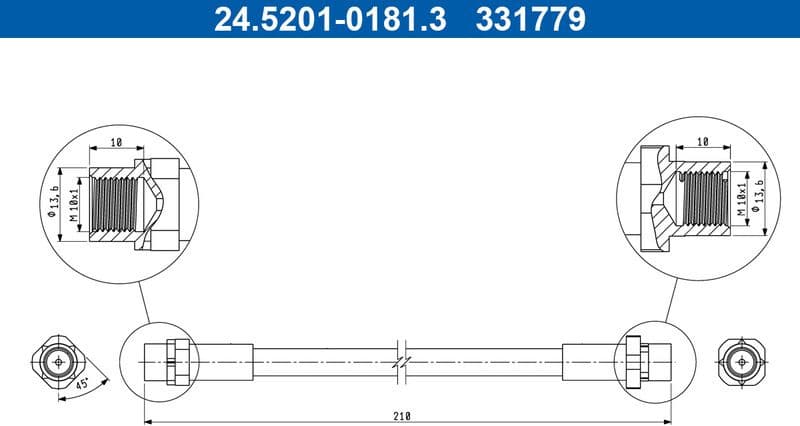 Brake Hose 24520101813